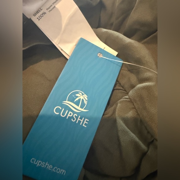 Cupshe Sage Ruffle Sleeve Keyhole Midi Dress - Picture 4 of 6